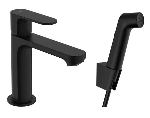 Hansgrohe Rebris S Manual Mixers 555 X 310 X 80mm Black - Matt