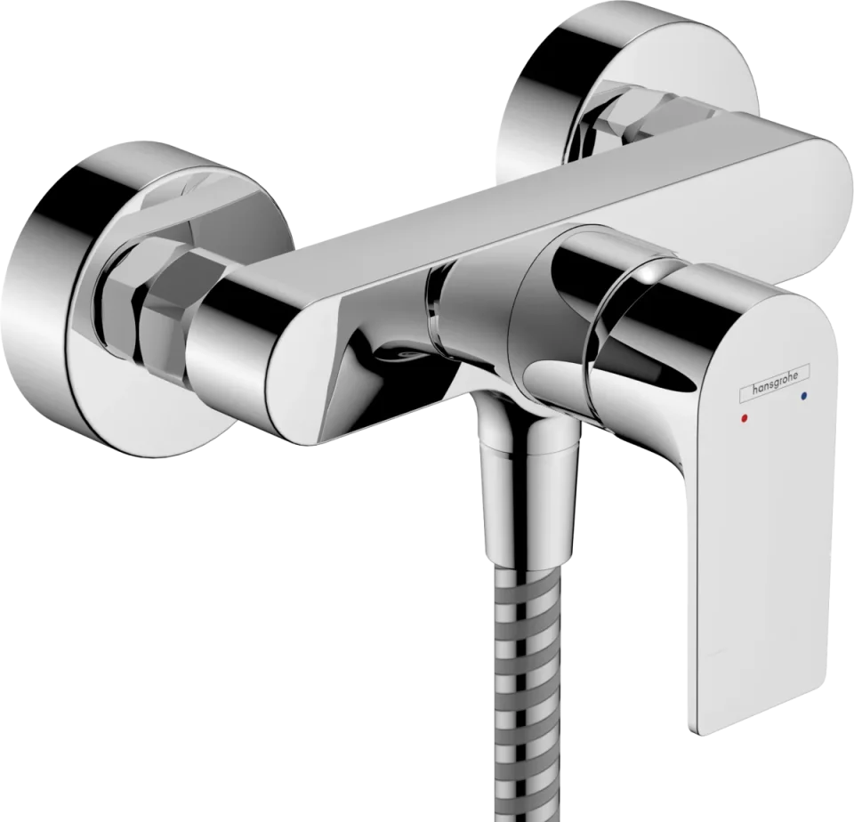 Hansgrohe Rebris E Shower Mixers Exposed 246 X 197 X 158mm Chrome product image - Image 1