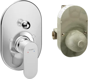 Hansgrohe Rebris S Bath Mixers Concealed 440 X 238 X 100mm Chrome
