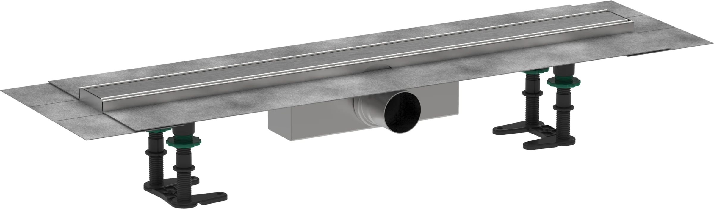 Hansgrohe Raindrain Compact Shower Wastes 883 X 155 X 132mm Stainless Steel - Brushed