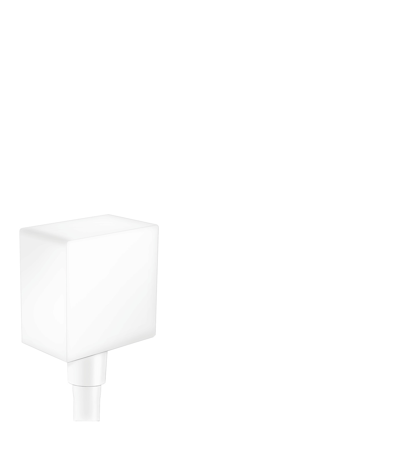 Hansgrohe Fixfit Wall Outlet 120 X 67 X 48mm White - Matt