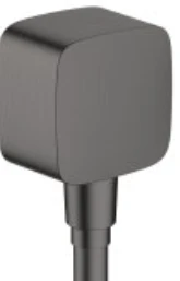 Hansgrohe Fixfit Wall Outlet 120 X 70 X 50mm Gunmetal/chrome - Brushed