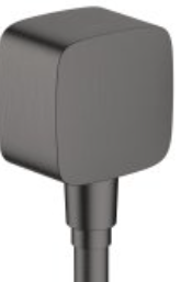 Hansgrohe Fixfit Wall Outlet 120 X 70 X 50mm Gunmetal/chrome - Brushed