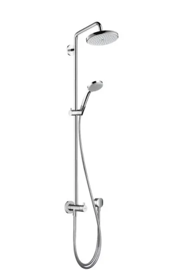 Hansgrohe Croma Shower Pipes Universal 1099 X 356 X 112mm Chrome detail view - Image 2
