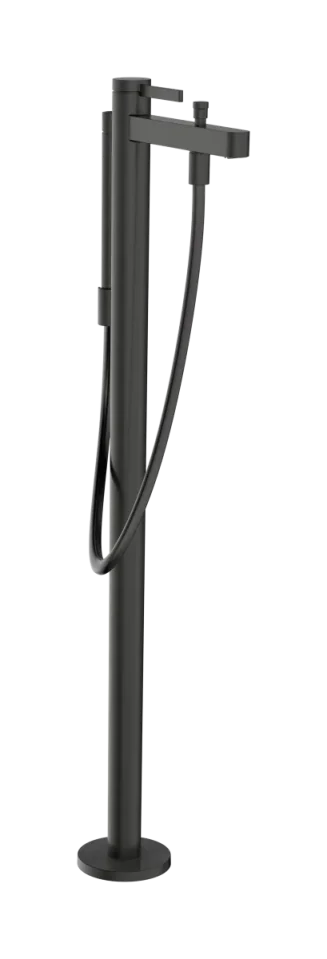 Hansgrohe Finoris Bath Mixers Concealed 1200 X 390 X 260mm Gunmetal/chrome - Brushed product image - Image 1