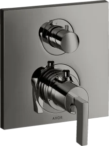 Axor Citterio Thermostatic Shower Mixer Concealed 217 X 187 X 135mm Gunmetal/chrome - Polished