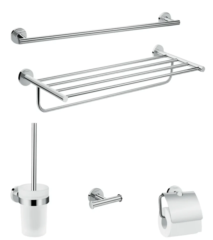 Hansgrohe Logis Universal Accessories Sets 276 X 265 X 680mm Chrome product image - Image 1