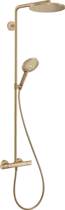 Hansgrohe Raindance S Showerpipes With Thermostatic Mixer 1100 X 360 X 115mm Bronze - Brushed