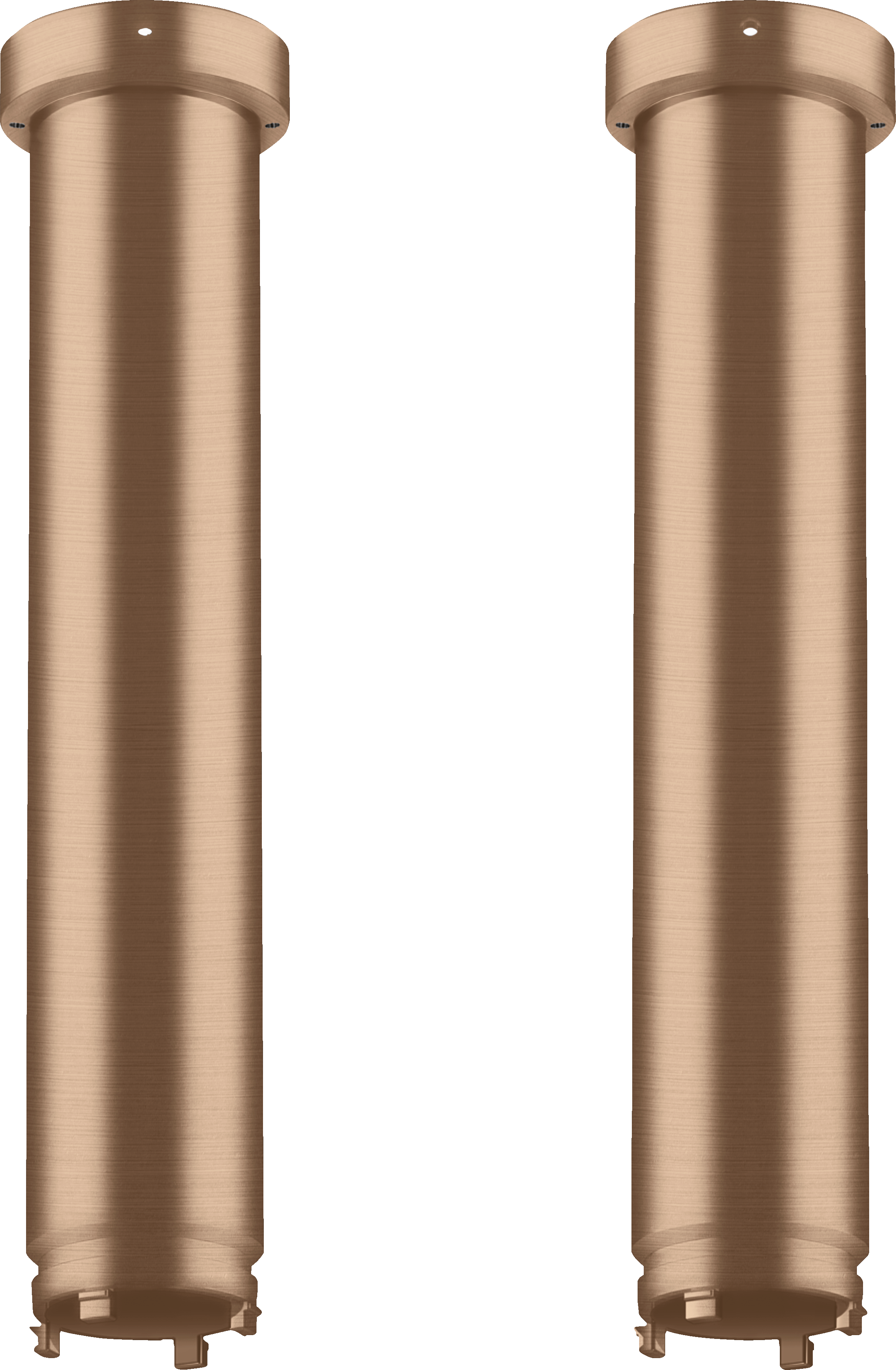 Axor Showersolutions Extensions 290 X 155 X 80mm Rose Gold/gold - Brushed