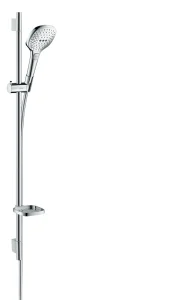 Hansgrohe Raindance Select E Shower Rail Sets 1000 X 150 X 65mm White/chrome