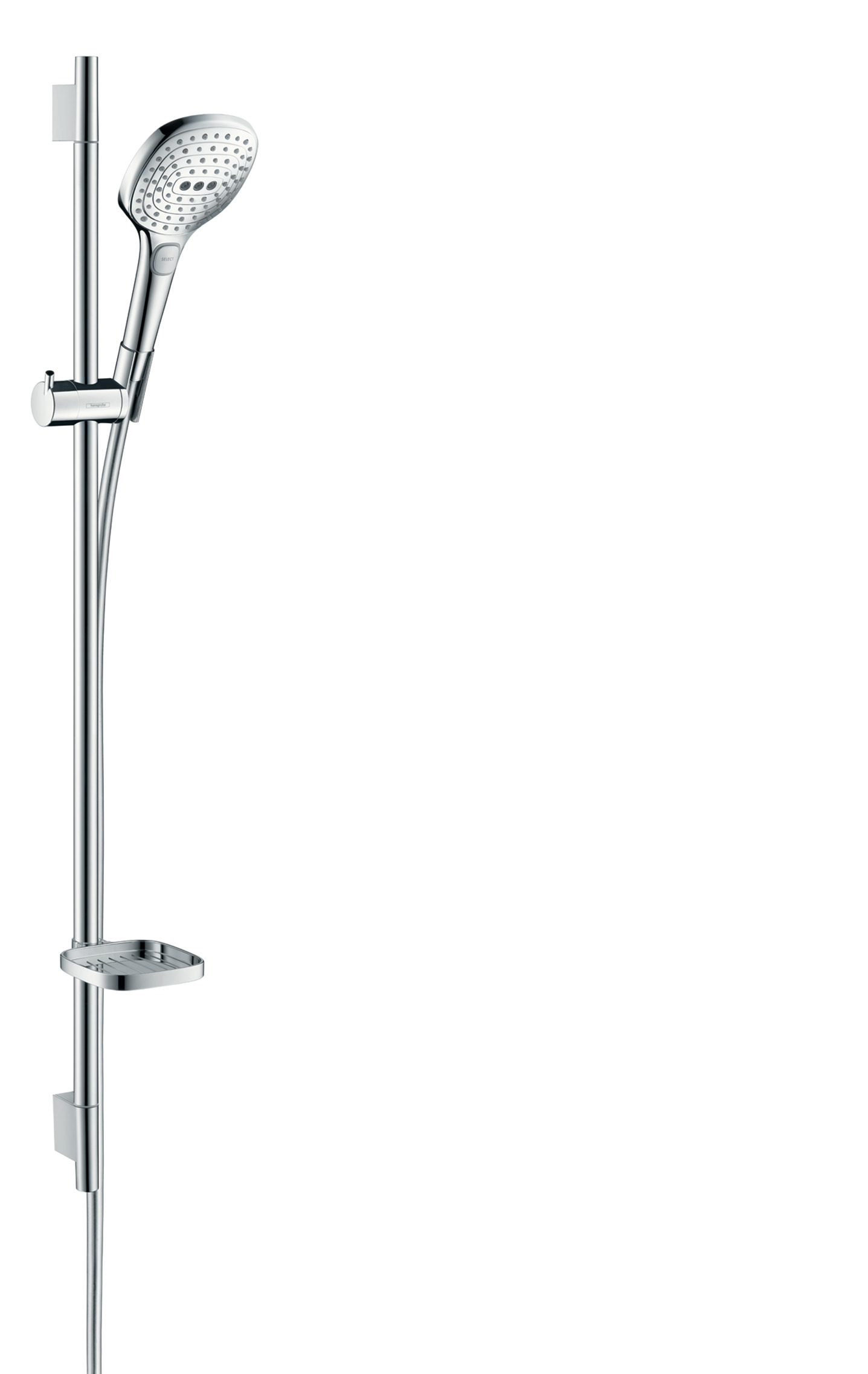 Hansgrohe Raindance Select E Shower Rail Sets 1000 X 150 X 65mm White/chrome