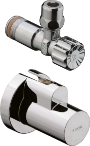 Axor Angle Valves 132 X 110 X 87mm Gunmetal/chrome - Brushed