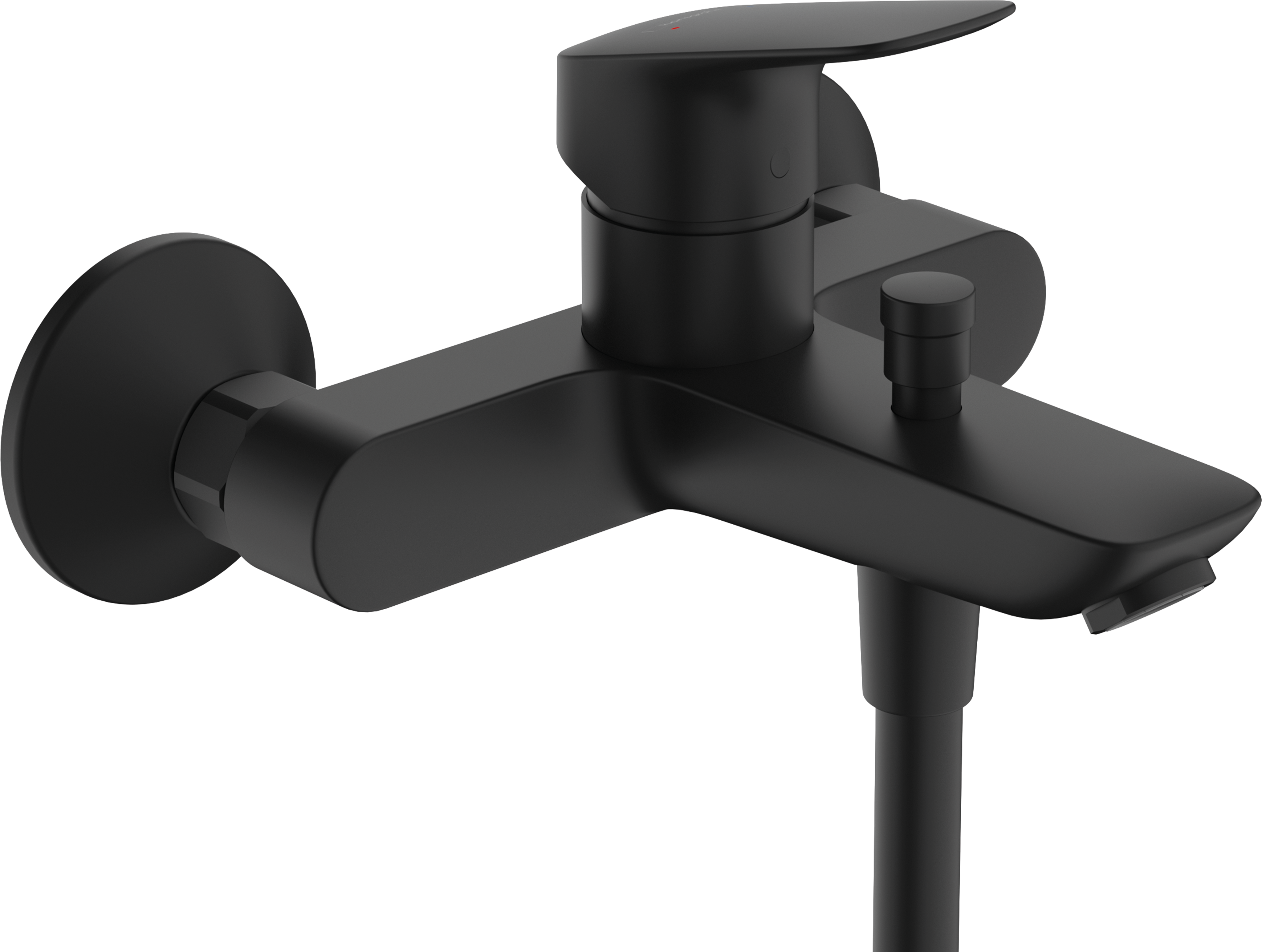 Hansgrohe Logis Bath Mixers Exposed 247 X 196 X 159mm Black - Matt
