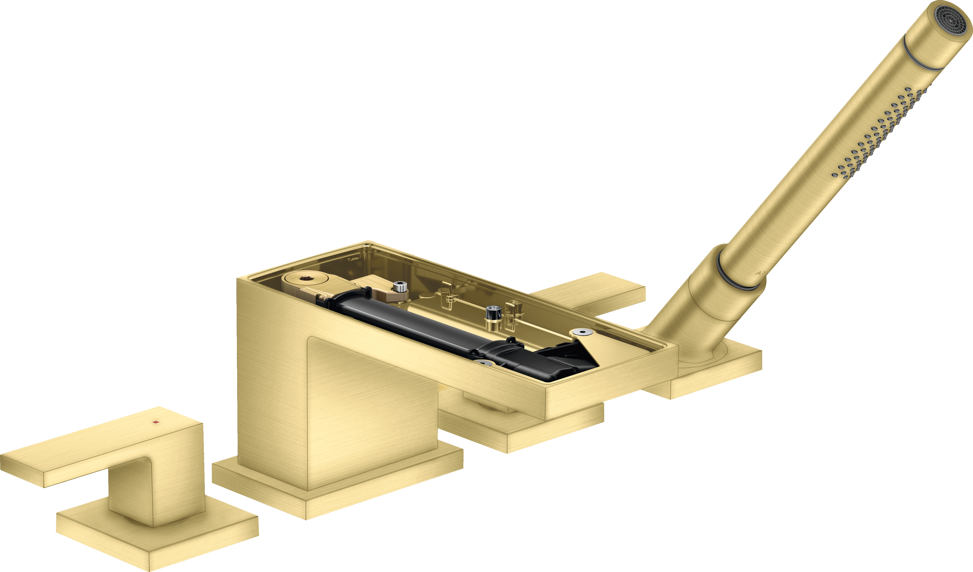 Axor Myedition Bath Mixers Concealed 400 X 350 X 160mm Brass - Brushed
