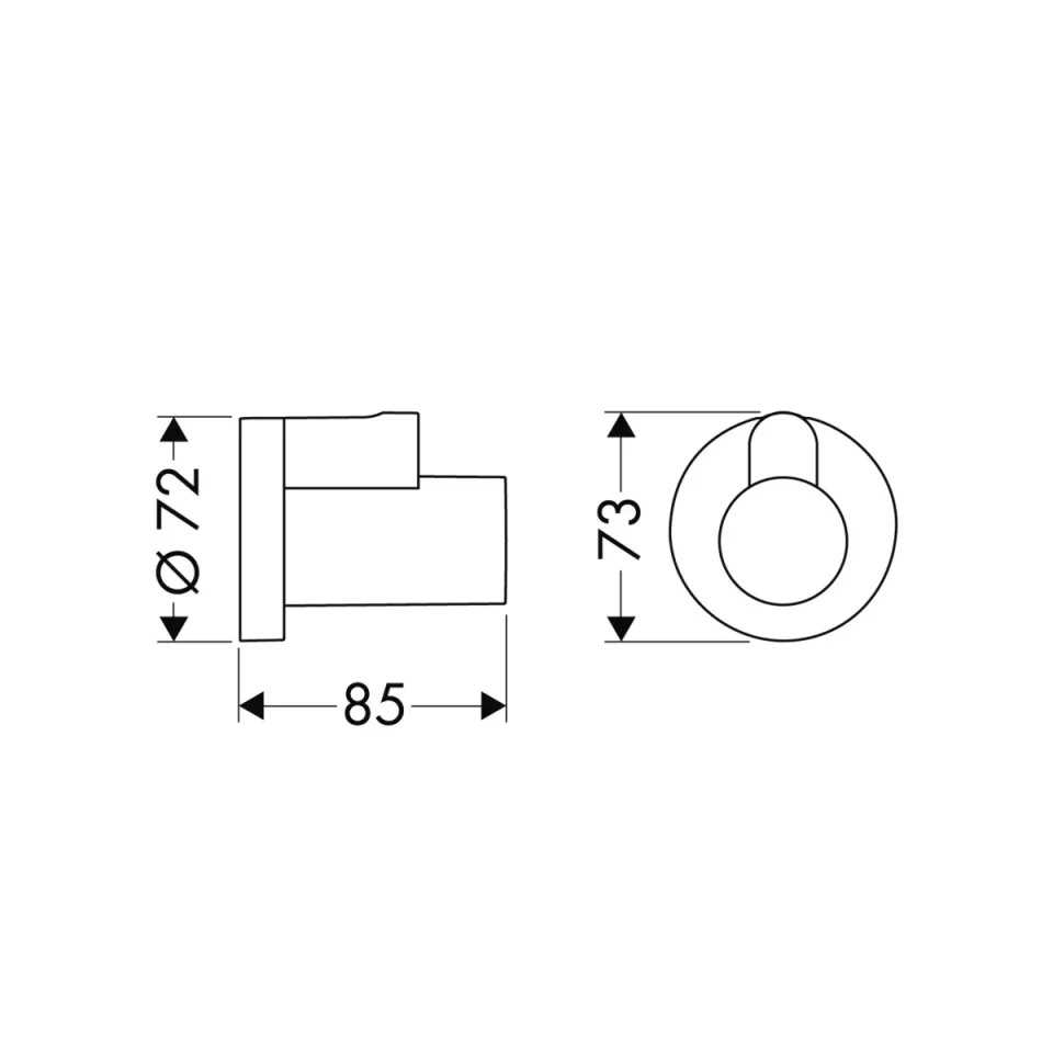 Axor Angle Valves 130 X 110 X 87mm Bronze - Brushed detail view - Image 2