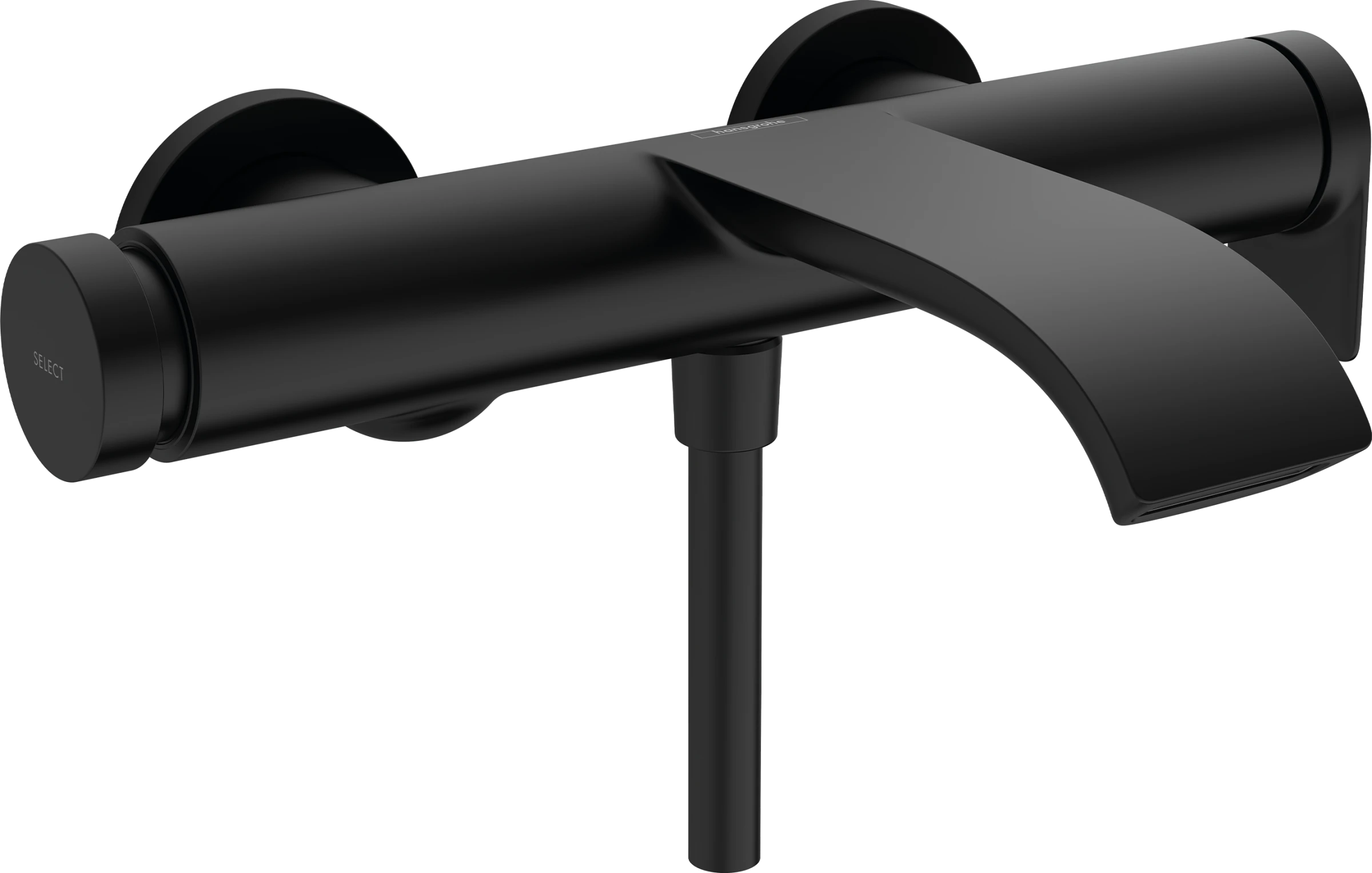 Hansgrohe Vivenis Bath Mixers Exposed 452 X 297 X 139mm Black - Matt