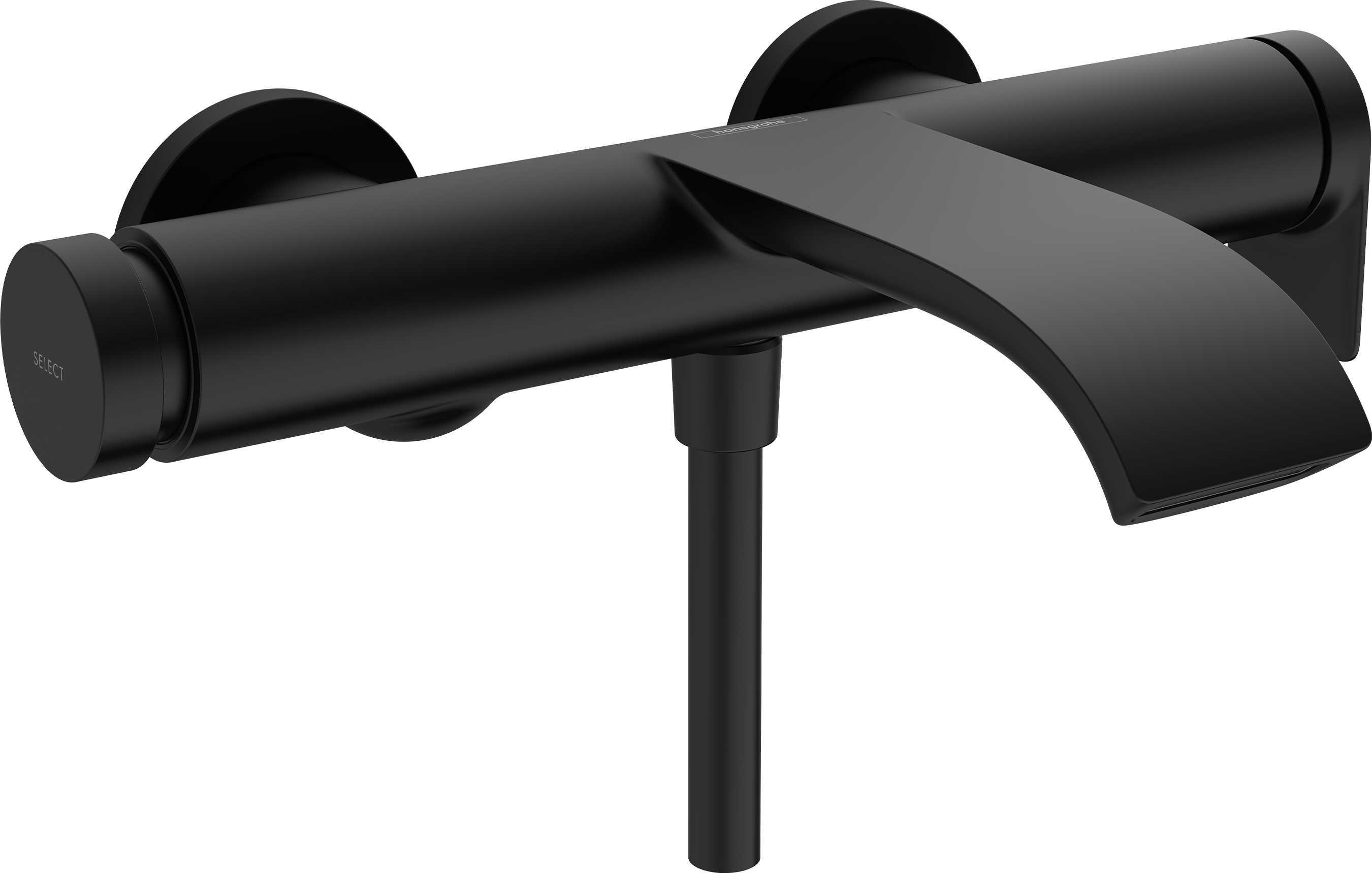 Hansgrohe Vivenis Bath Mixers Exposed 452 X 297 X 139mm Black - Matt
