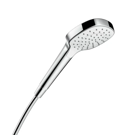 Hansgrohe Croma E Hand Showers 295 X 125 X 52mm White/chrome detail view - Image 2