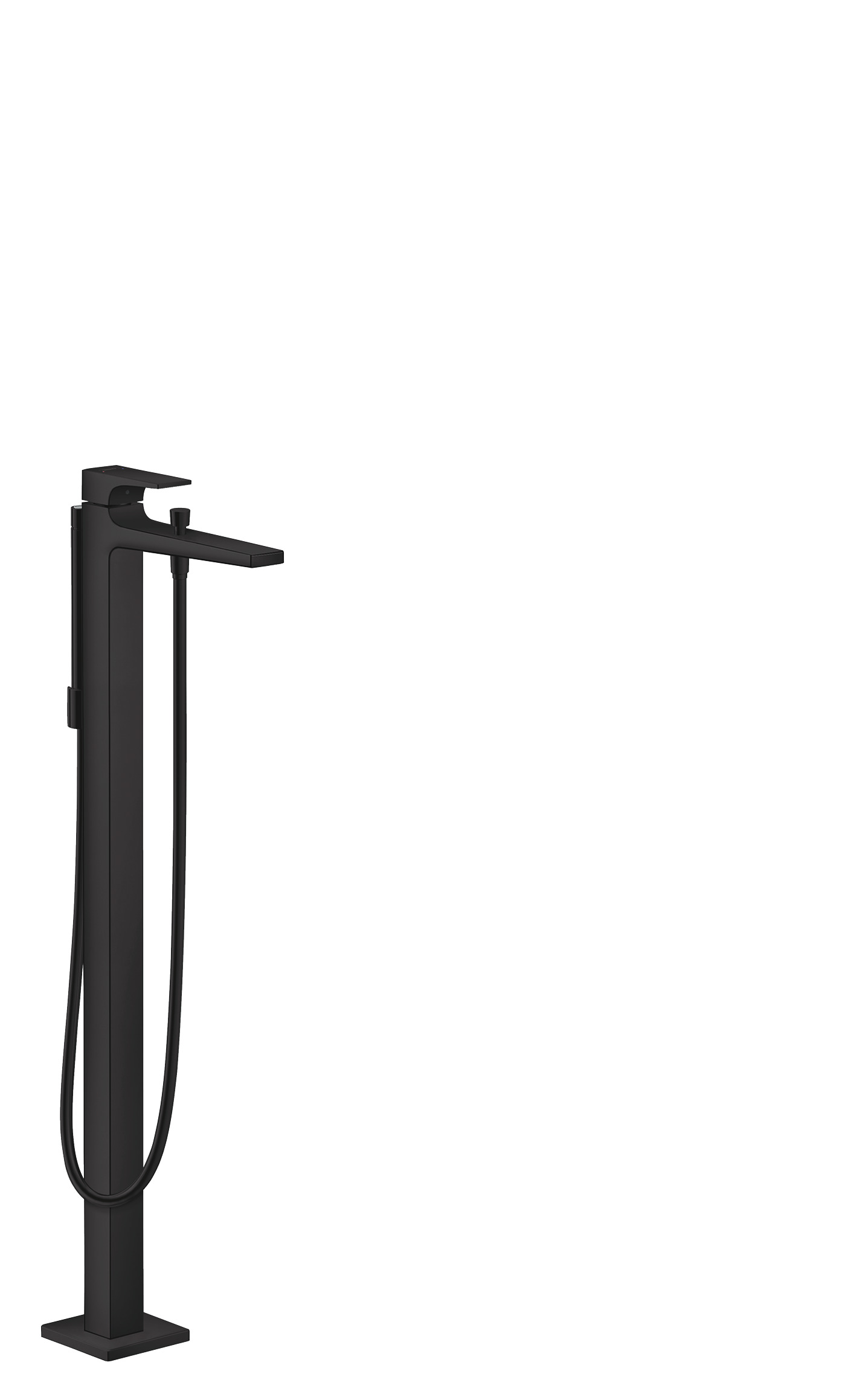 Hansgrohe Metropol Bath Mixers Concealed 1199 X 370 X 220mm Black - Matt