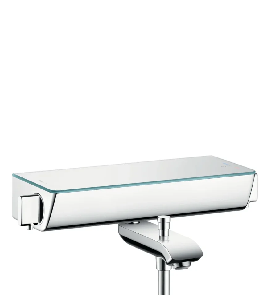Hansgrohe Ecostat Select Thermostatic Bath Filler Mixer Exposed 425 X 310 X 150mm Chrome product image - Image 1