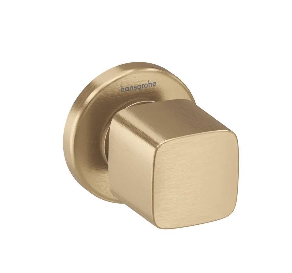 Hansgrohe Metris Shut-off Valves 130 X 110 X 87mm Bronze - Brushed product image - Image 1