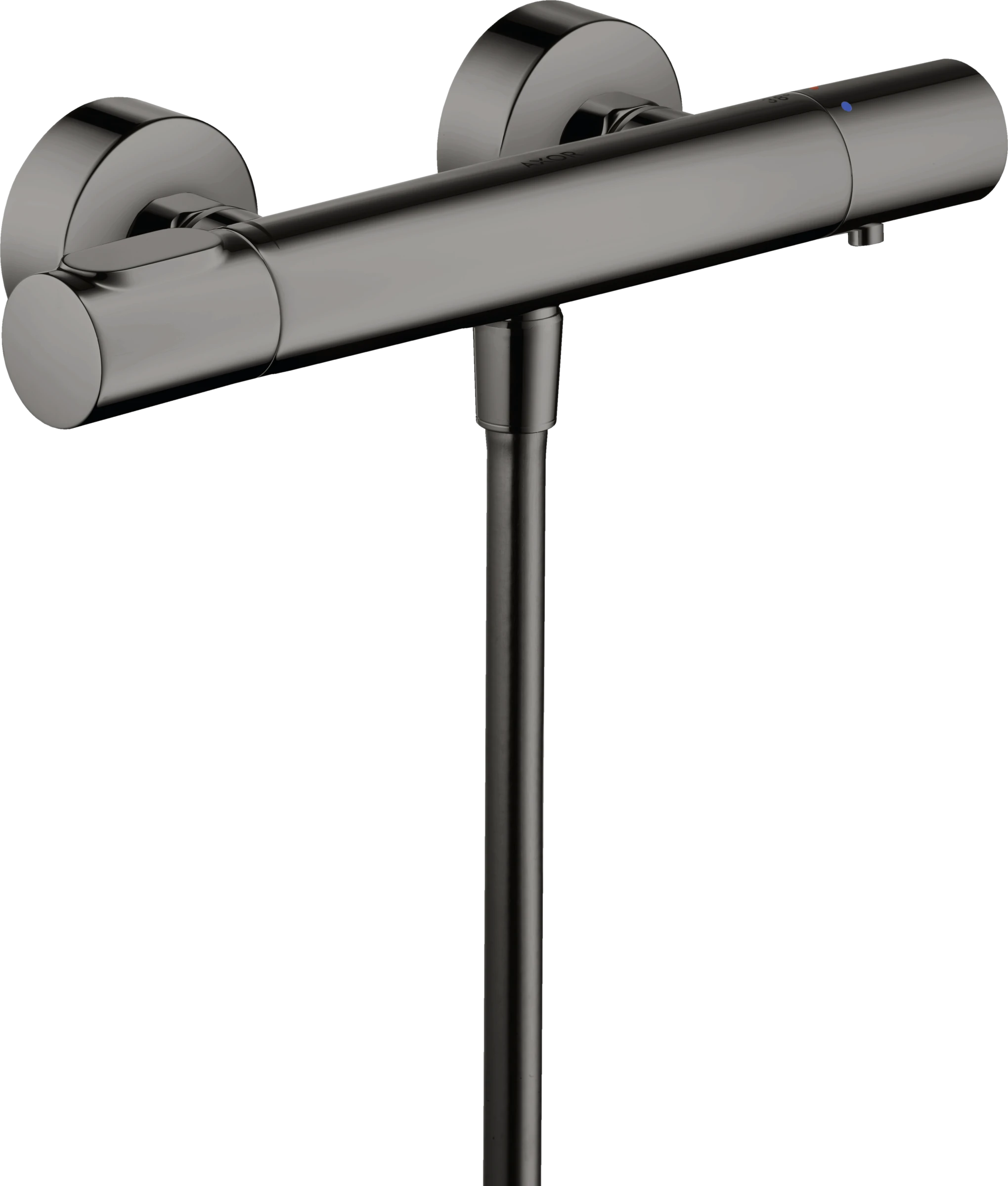 Axor Citterio M Thermostatic Shower Mixer Exposed 360 X 135 X 105mm Gunmetal/chrome - Polished
