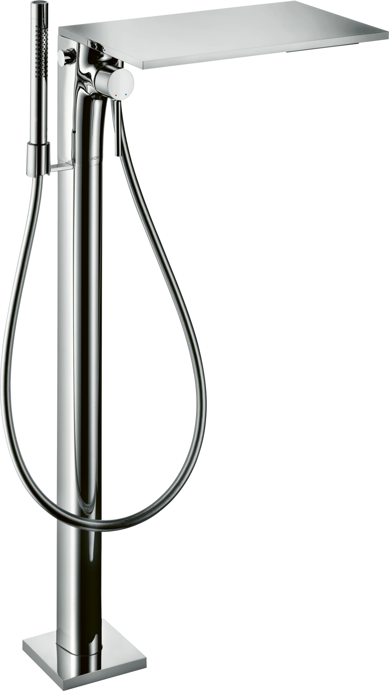 Axor Massaud Single Lever Bath Mixer Floor-standing Brushed Gold Optic