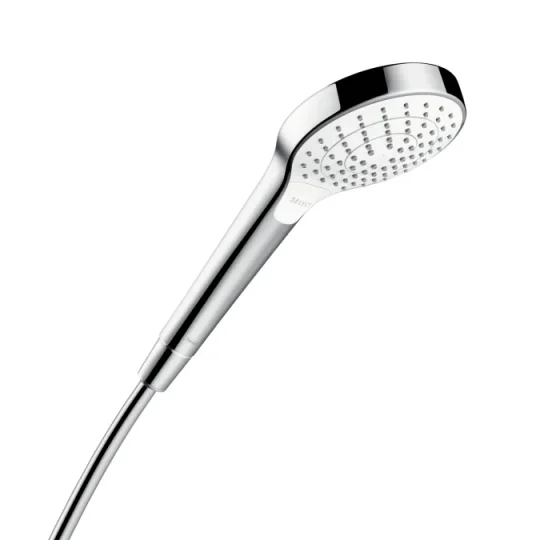 Hansgrohe Croma Select S Hand Showers 297 X 124 X 57mm White/chrome detail view - Image 2