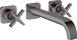 Axor Citterio E 3-hole Basin Mixer For Concealed Installation Wall-mounted With Spout 220 Mm And Escutcheons