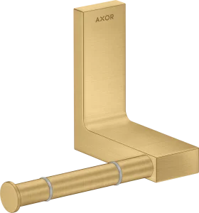 Axor Universal Rectangular Toilet Roll Holders 330 X 217 X 156mm Gold - Brushed