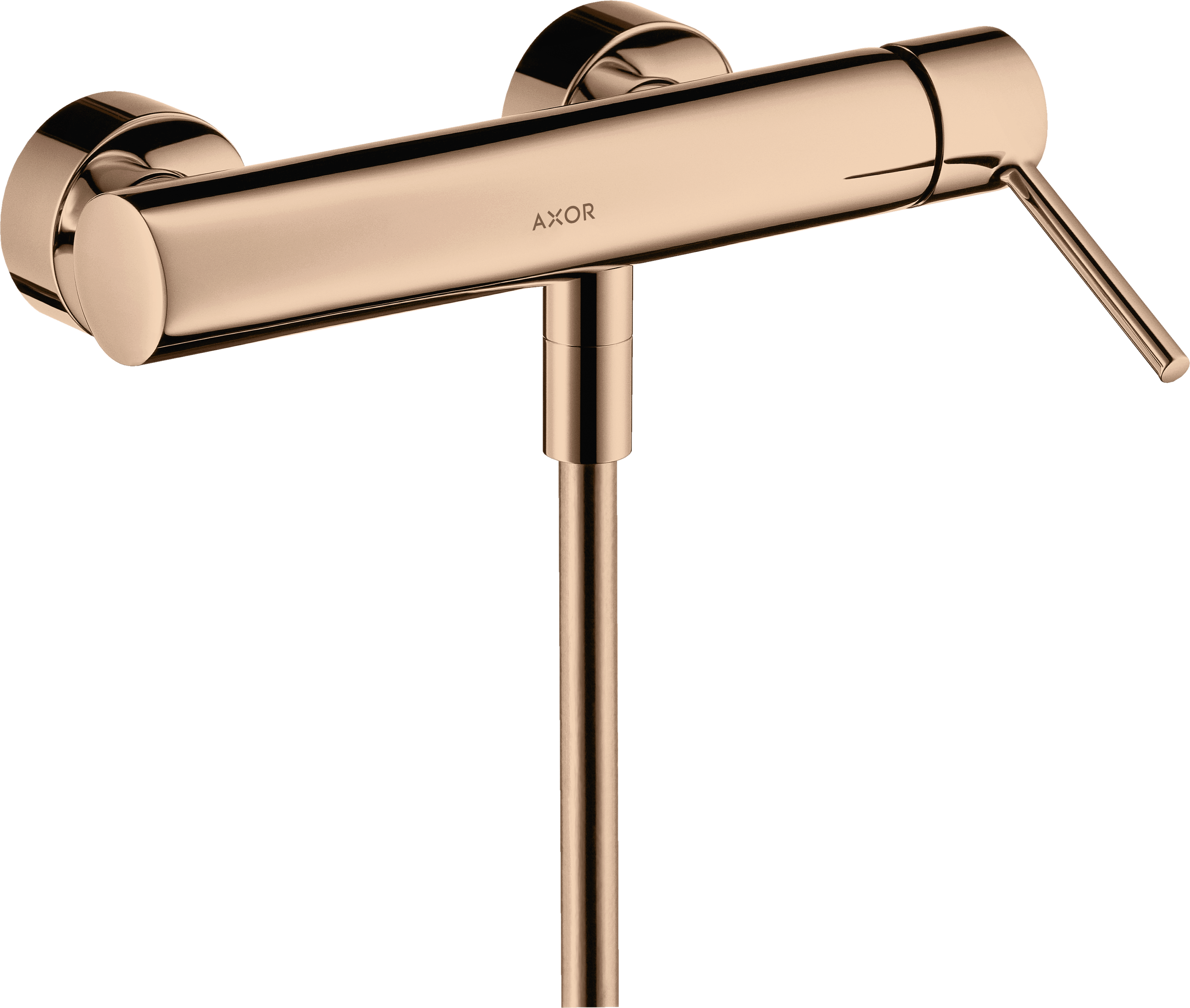 Axor Starck Shower Mixers Exposed 335 X 220 X 155mm Rose Gold/gold - Polished