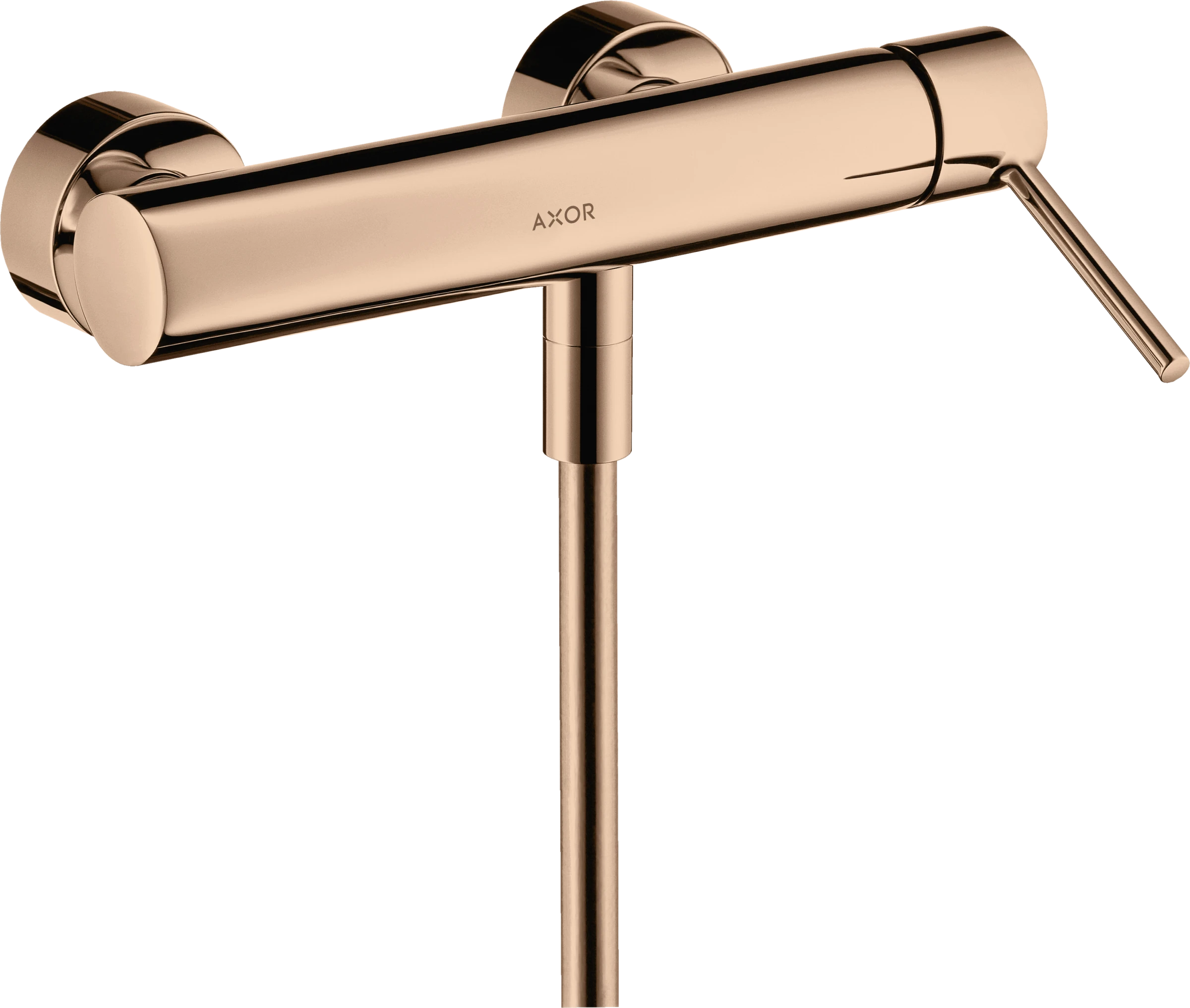 Axor Starck Shower Mixers Exposed 335 X 220 X 155mm Rose Gold/gold - Polished