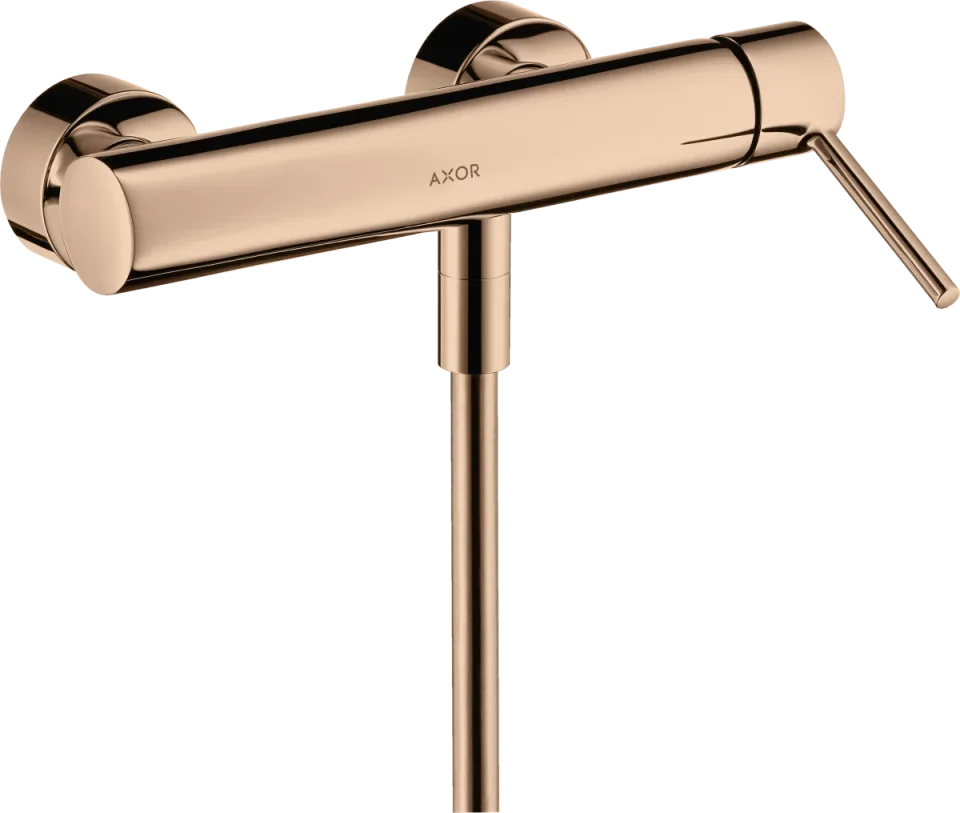 Axor Starck Shower Mixers Exposed 335 X 220 X 155mm Rose Gold/gold - Polished product image - Image 1