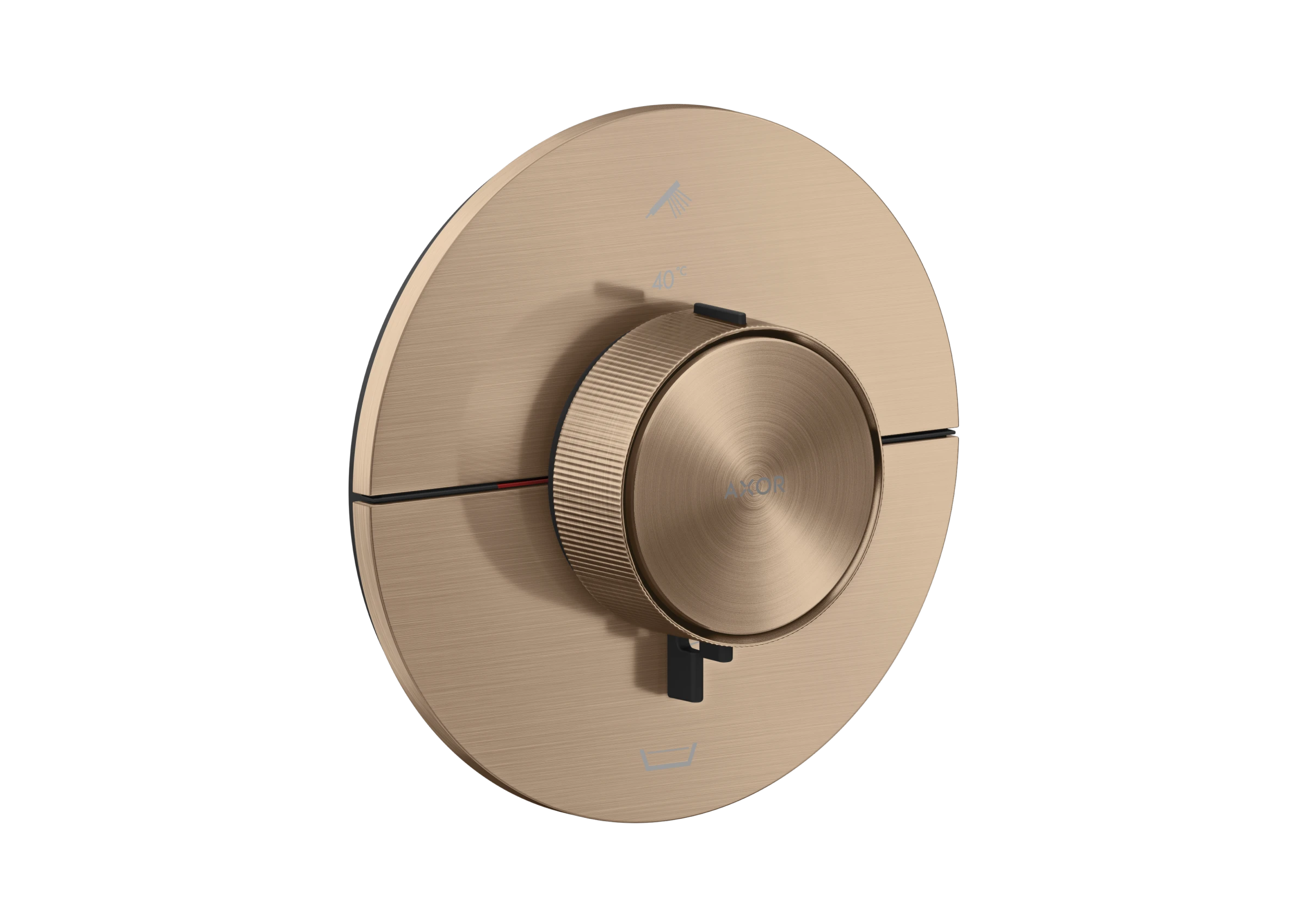 Axor Showerselect Id Thermostatic Shower Mixer Concealed 269 X 242 X 179mm Rose Gold/gold - Brushed