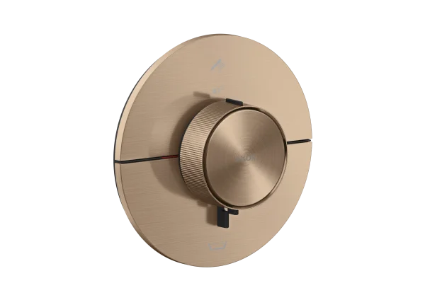 Axor Showerselect Id Thermostat For Concealed Installation Round For 2 Functions With Integrated Security Combination According To En1717