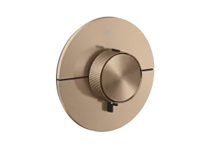 Axor Showerselect Id Thermostatic Shower Mixer Concealed 269 X 242 X 179mm Rose Gold/gold - Brushed