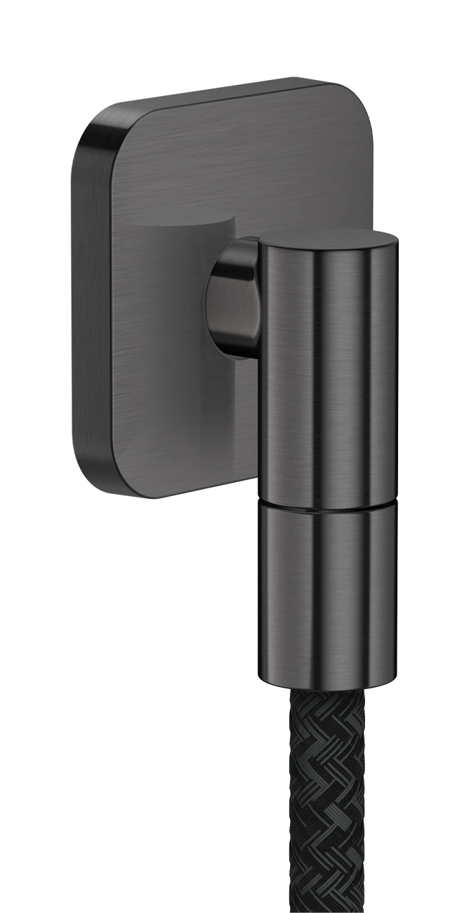 Axor Wall Outlet Fine Wall Outlet 97 X 83 X 65mm Gunmetal/chrome - Brushed