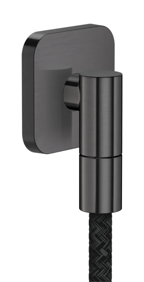 Axor Wall Outlet Fine Wall Outlet 97 X 83 X 65mm Gunmetal/chrome - Brushed product image - Image 1