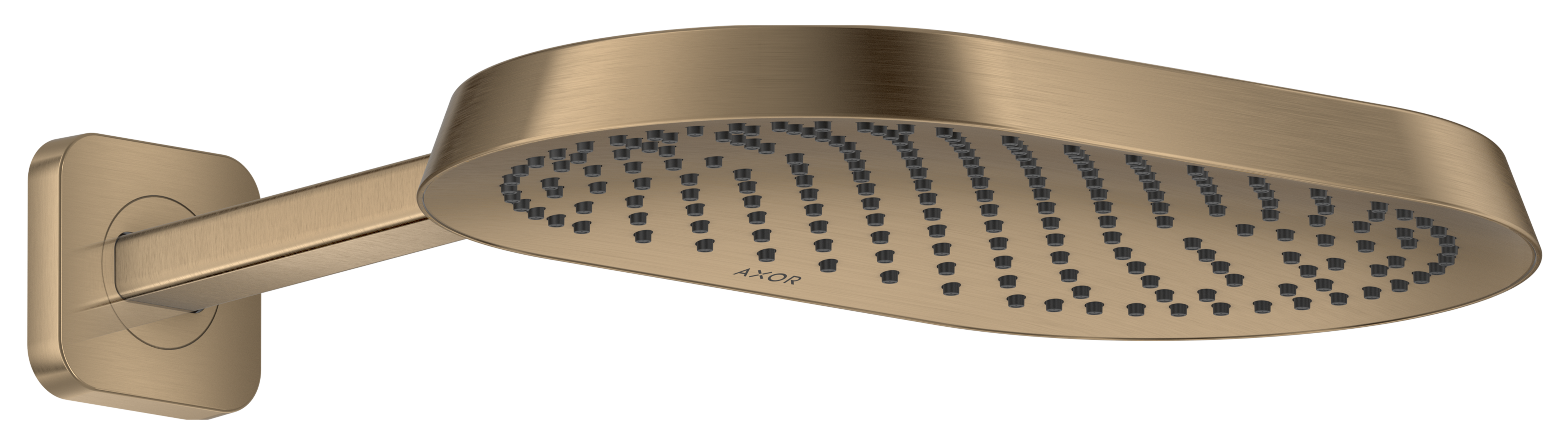 Axor Showersphere Overhead Showers 670 X 390 X 165mm Bronze - Brushed