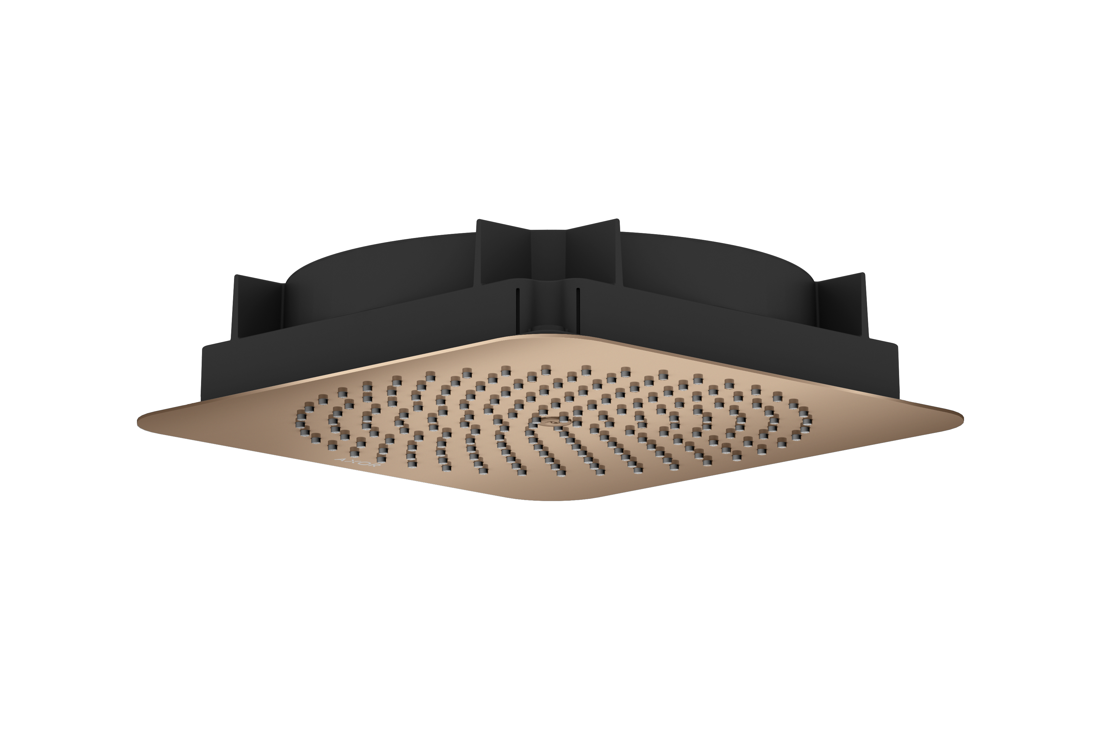Axor Citterio C Overhead Showers 373 X 373 X 105mm Rose Gold/gold - Polished