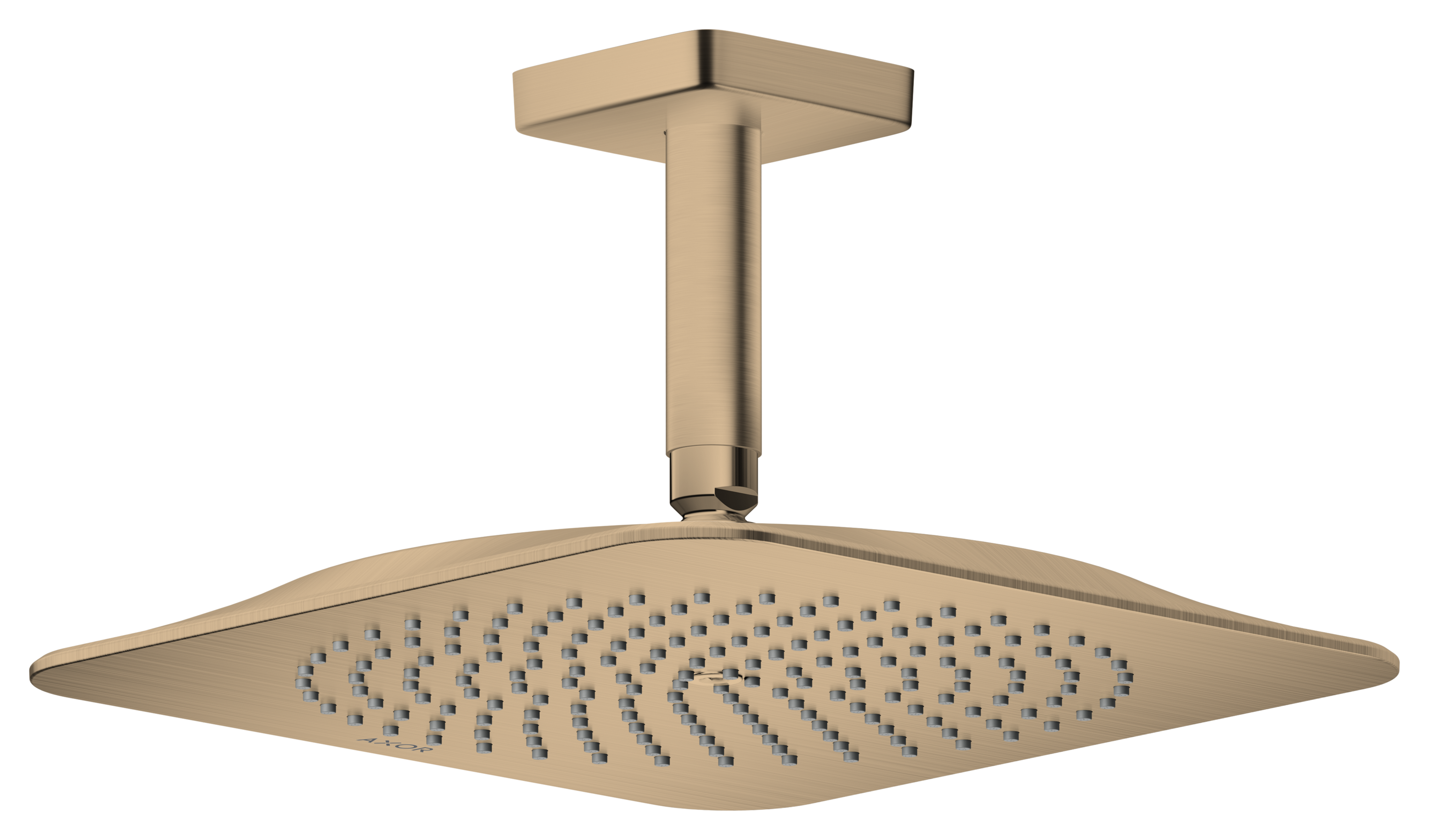 Axor Citterio C Overhead Showers 373 X 373 X 105mm Bronze - Brushed