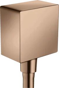 Axor Showersolutions Wall Outlet 120 X 70 X 45mm Rose Gold/gold - Polished