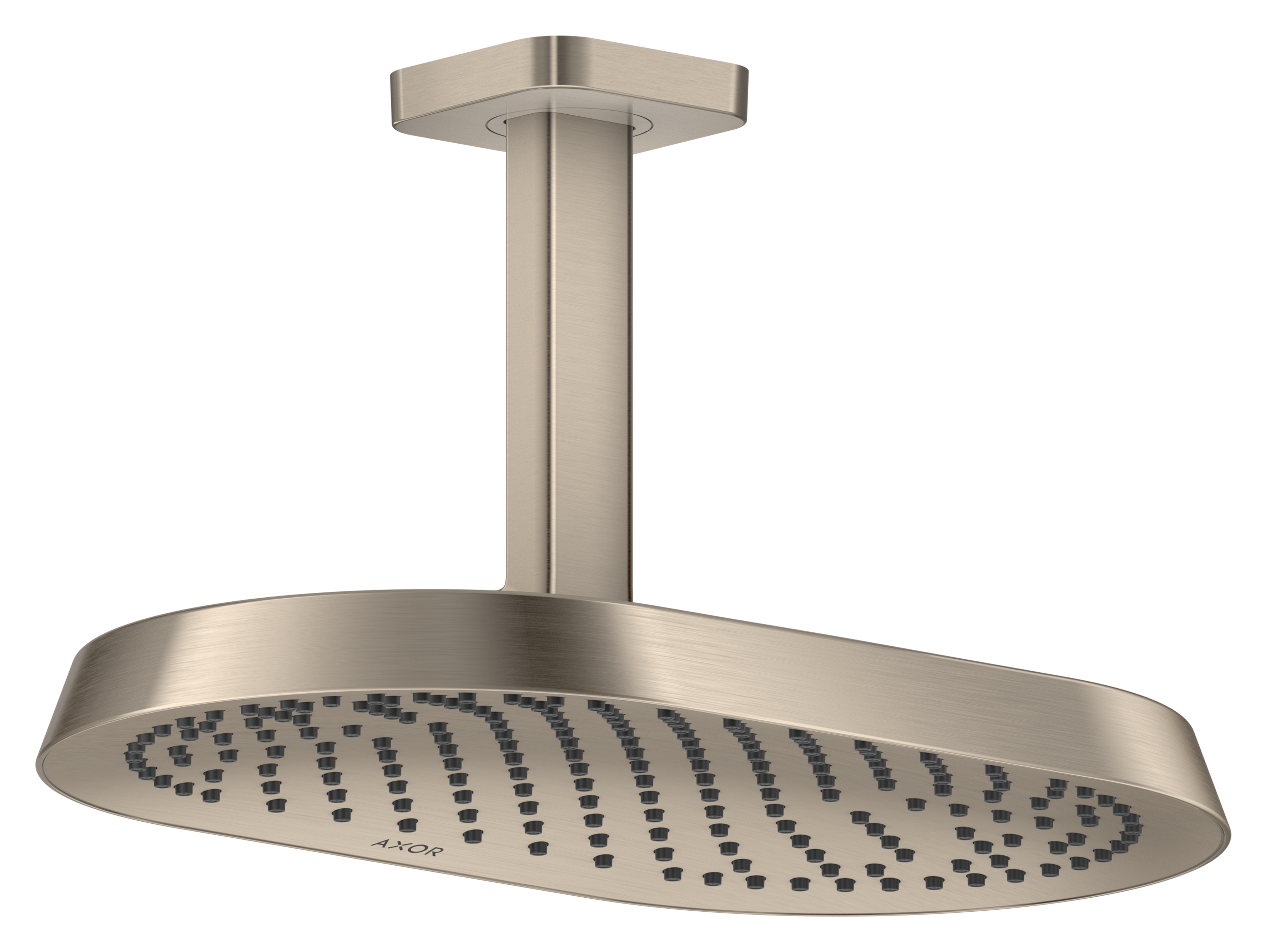 Axor Showersphere Overhead Showers 670 X 390 X 165mm Nickel - Brushed