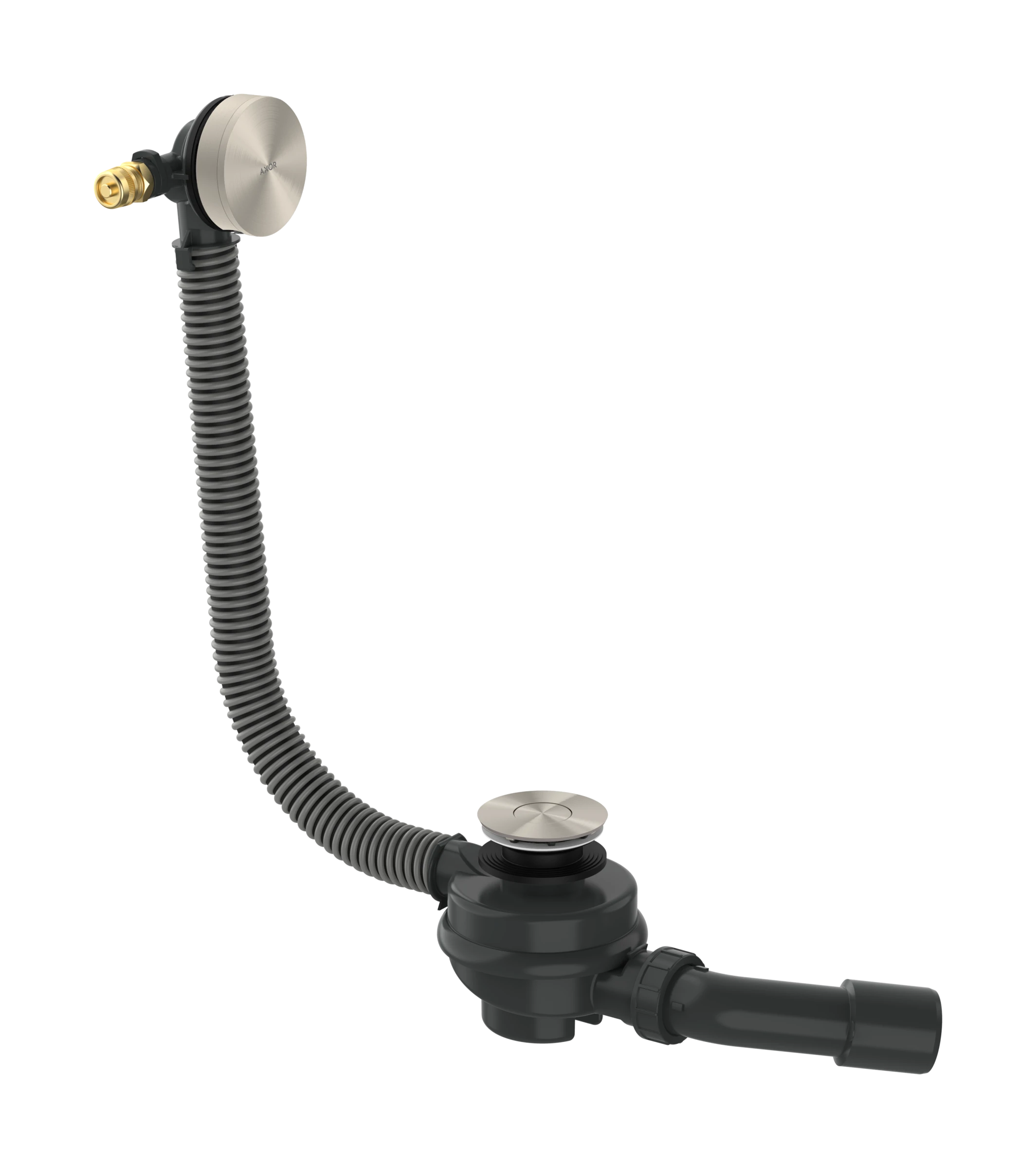 Axor Exafill Complete Set Basic Body And Finish Set With Bath Filler 501 X 263 X 128mm Stainless Steel