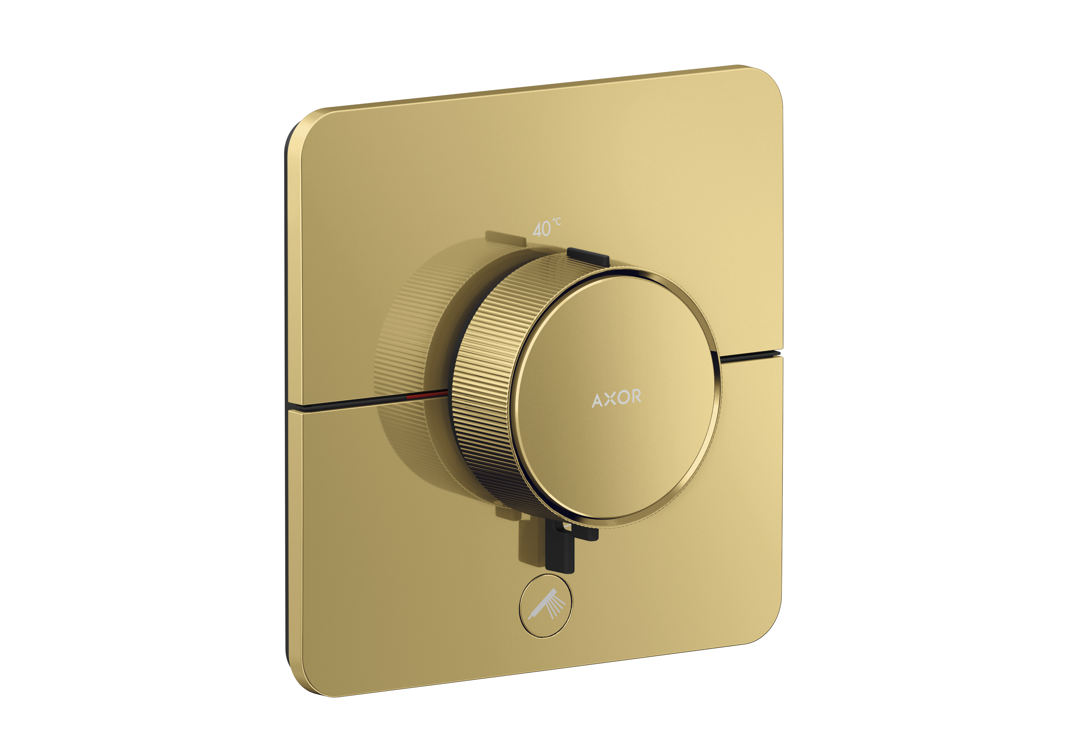 Axor Showerselect Id Thermostatic Shower Mixer Concealed 269 X 242 X 179mm Gold - Polished