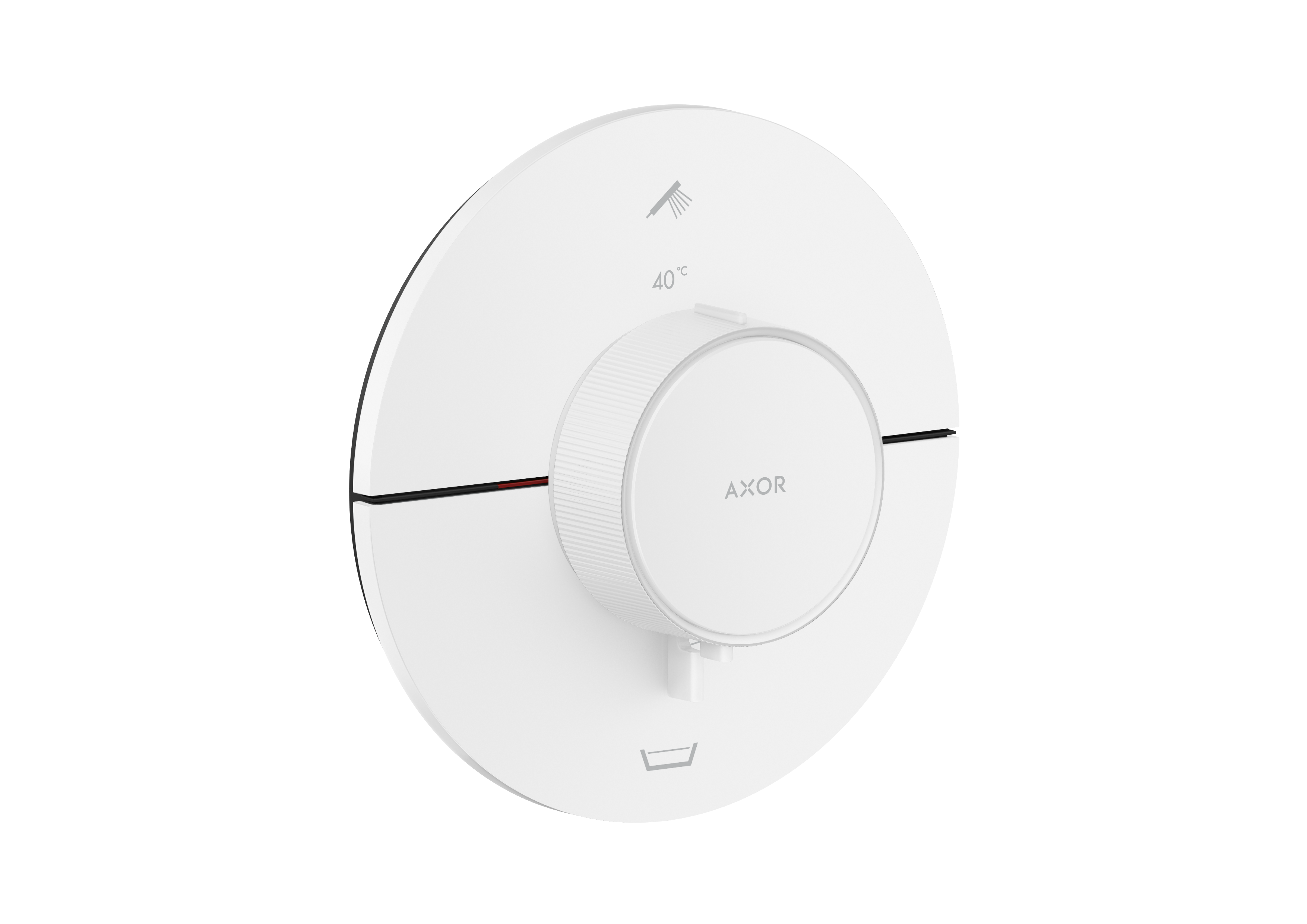 Axor Showerselect Id Thermostatic Shower Mixer Concealed 269 X 242 X 179mm White - Matt