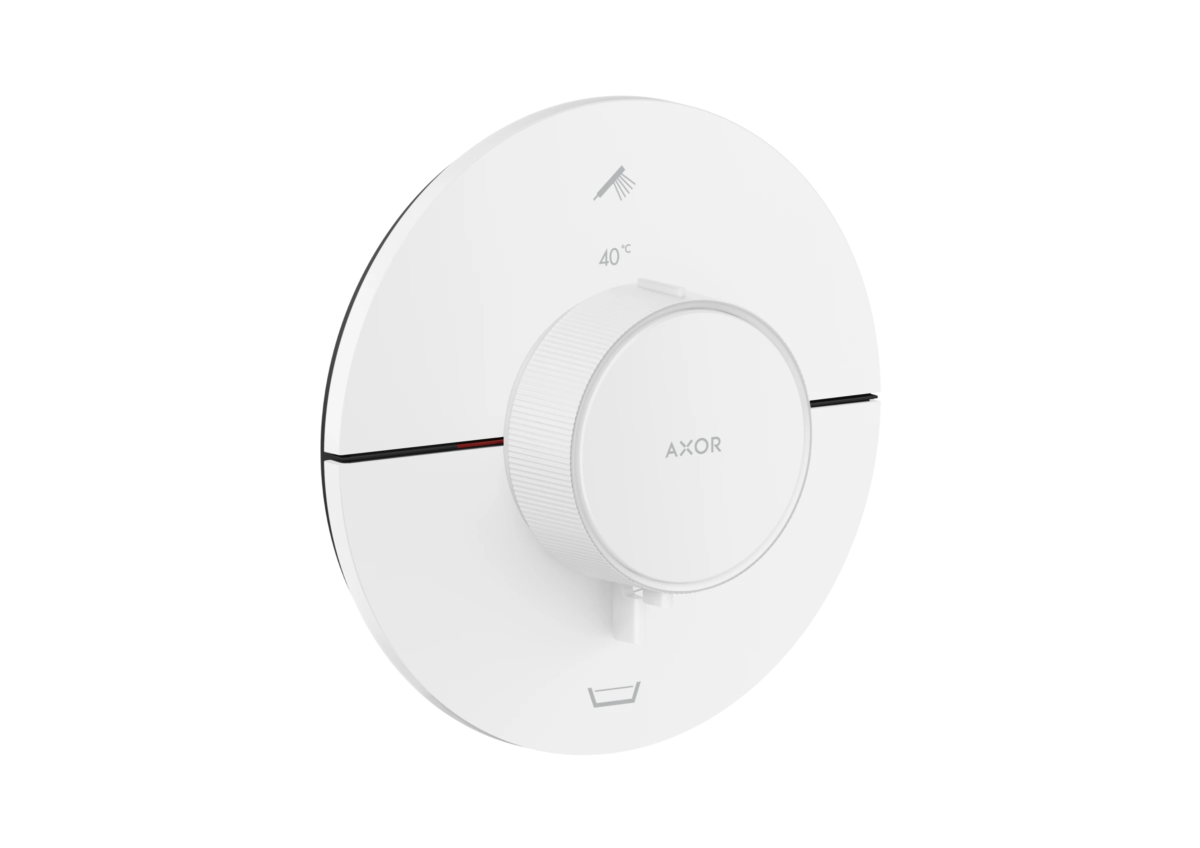 Axor Showerselect Id Thermostatic Shower Mixer Concealed 269 X 242 X 179mm White - Matt