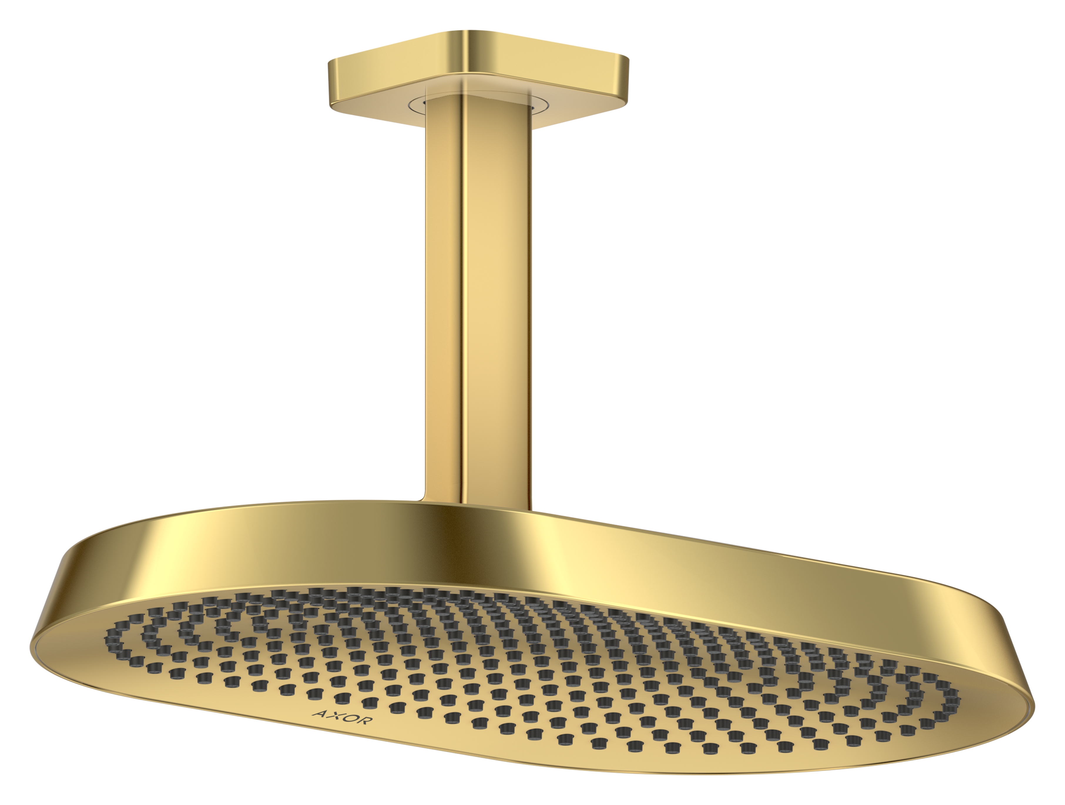 Axor Showersphere Overhead Showers 670 X 390 X 165mm Gold - Polished