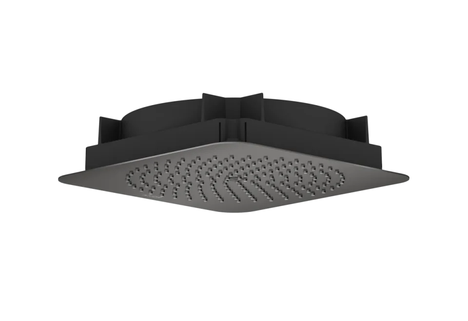 Axor Citterio C Overhead Showers 373 X 373 X 105mm Gunmetal/chrome - Polished product image - Image 1