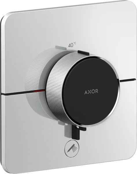 Axor Showerselect Id Thermostat Highflow For Concealed Installation Softsquare For 1 Function And Additional Outlet Chrome